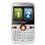 Celular Desbloqueado Huawei G6620 Branco/Laranja QWERTY, Dual Chip c/ Câmera 1.3MP, MP3 Player, Rádio FM, Bluetooth e Fone de Ouvido