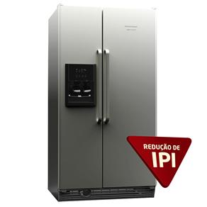 Refrigerador Side By Side Brastemp Gourmand BRS70GR - 658 L - Inox - 110V
