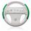 Volante Memorex para Wii - Branco/Verde