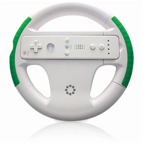 Volante Memorex para Wii - Branco/Verde