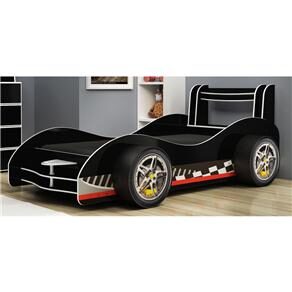 Cama Carro Solteiro Gelius Flash - Preto