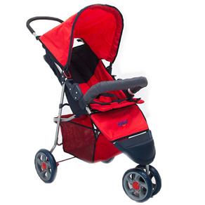 Carrinho de Bebê Ayoba! Jogger 30197F - Vermelho/Azul-Marinho