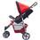Carrinho de Bebê Ayoba! Jogger 30197F - Vermelho/Azul-Marinho