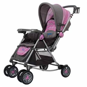 Carrinho de Bebê Ayoba! Premium Balanço 7035R - Rosa