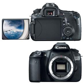 Câmera Digital Canon EOS 60D Preta c/ 18MP, LCD 3.0" Móvel, Vídeo em Full HD (1080p), HDMI e Bateria de Lítio