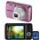 Câmera Digital Samsung PL20 Rosa c/ 14.2MP, LCD 2.7", Zoom Óptico 5x, Vídeo em HD (720p), Detector de Faces e Sorrisos