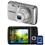 Câmera Digital Samsung PL20 Prata c/ 14.2MP, LCD 2.7", Zoom Óptico 5x, Vídeo em HD (720p), Detector de Faces e Sorrisos