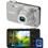 Câmera Digital Samsung ST90 Prata c/ 14.2MP, LCD 2.7", Zoom Óptico 5x, Vídeo em HD (720p), Detector de Faces e Sorrisos + Cartão 2GB