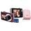 Câmera Digital Samsung EC-PL100ZBPPBR Rosa c/ 12,2 MP, LCD 2,7", Zoom Óptico 3x, Detector de Face e Sorrisos + 2 Cartões 2GB + Bolsa Rosa