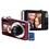 Câmera Digital Samsung EC-PL100ZBPPBR Rosa c/ 12,2 MP, LCD 2,7", Zoom Óptico 3x, Detector de Face e Sorrisos + 2 Cartões 2GB + Bolsa Rosa