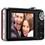 Câmera Digital Samsung EC-PL100ZBPPBR Rosa c/ 12,2 MP, LCD 2,7", Zoom Óptico 3x, Detector de Face e Sorrisos + 2 Cartões 2GB + Bolsa Rosa