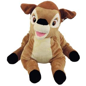 Pelúcia Long Jump Clássicos Bambi LJP8166 Marrom Escuro/Claro - 38cm