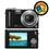 Câmera Digital Panasonic DMC-ZS1PU Preto c/ 10.1MP, Zoom Óptico 12x, LCD 2,7", Reconhecimento de Faces e Cartão 2GB
