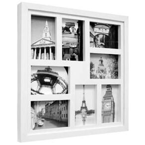 Porta Retrato Multiphoto Kapos Bee Collection 43x43cm – Branco