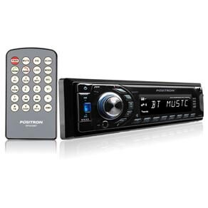 MP3 Automotivo Pósitron SP3430 BT c/ Entrada Auxiliar Frontal, USB e Slot p/ Cartão e Bluetooth