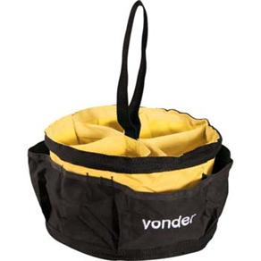 Bolsa em Lona Multiuso Vonder BM-026 c/ Alça em Nylon e 12 Divisórias - Amarela/Preta