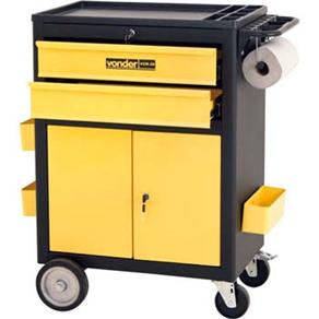 Carro p/ Ferramentas Vonder VCR-39 c/ Trava nas Rodas - Amarelo/Preto