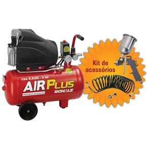 Compressor de Ar Schulz CSA 8,5/25  c/ Kit Acessórios