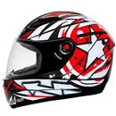 Capacete Mixs MX Fokker Paint Tamanho 58 - Verm...