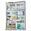 Refrigerador Bosch Frost Free Space REBS49WD c/ Dispenser de Água e Painel LCD Full Electronic - Inox - 445 L
