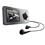 MP4 Player Philips SA2CAM08K Aço Escovado 8GB c/ Câmera, Rádio FM e Gravador de Voz