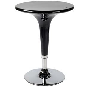Mesa Fixa Importada Alta Stool Redonda - Preta