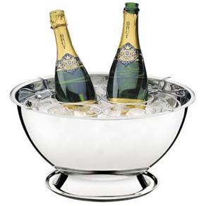 Balde p/ Champagne Tramontina Service Inox c/ Suporte p/ 4 unidades - 12,3L