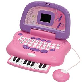 Laptop Candide Piano X da Xuxa c/ 28 Atividades - Rosa