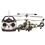 Helicóptero Candide Superhawk c/ Controle Remoto 3 Canais - Camuflado