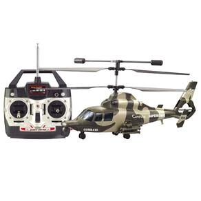 Helicóptero Candide Superhawk c/ Controle Remoto 3 Canais - Camuflado