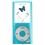 MP4 Player Logic FL670 Azul 4GB c/ Rádio FM, Gravador de Voz, Visor 1.8" e Micro SD