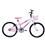 Bicicleta Aro 20 Houston Nina NN20J c/ Cesta - Rosa/Branco
