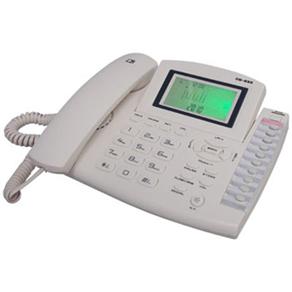Telefone c/ Fio Digital Bras DB-835 Gelo c/ Identificador de Chamadas 