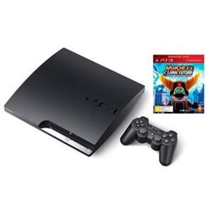 Console Sony Playstation 3 Slim c/ HD 160GB + Game Ratchet & Clank Future: Tools of Destruction- PS3 