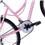Bicicleta Aro 24 Houston Bristol Peak BR24PKJ 21 marchas c/ Cesta - Prata/Rosa Munique