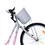 Bicicleta Aro 24 Houston Bristol Peak BR24PKJ 21 marchas c/ Cesta - Prata/Rosa Munique