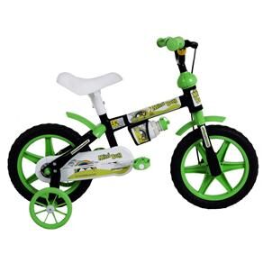 Bicicleta Aro 12 Houston Mini Boy MB12J c/ Squeeze e Rodinhas 