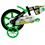 Bicicleta Aro 12 Houston Mini Boy MB12J c/ Squeeze e Rodinhas 