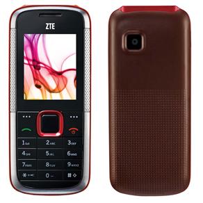Celular Desbloqueado ZTE R221 Preto/Vermelho c/ Câmera, Dual Chip, MP3, Rádio FM e Fone de Ouvido