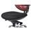 Cadeira Office Chromium com Regulagem de Altura à Gás Preto/Vermelho - Importado