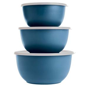 Conjunto de Bowls Euro Home Color Freezer c/ 3 Peças IN7129AZ