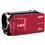 Filmadora Digital Sanyo VPC-TH1 HD Vermelha c/ LCD 3,0" e Zoom Óptico 30x + Cartão de Memória PQI SD 2GB + HD Externo 120GB Preto