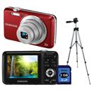 Câmera Digital Samsung ES80 Vermelha 12.2 MP, L...