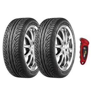 2 Pneus General Tire Altimax HP 195/60 R15 + Medidor de Pressão Digital p/ Pneus Schulz Air Plus - Vermelho