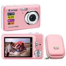 Câmera Digital Mirage Vision DC086 Rosa c/ 14MP...