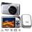 Câmera Digital Canon A2200 Prata com 14.1 MP, LCD 2.7", Zoom Óptico 4x, Pictbridge, Detector de Faces e Sorrisos + Bolsa Stillo ST 01 - Prata