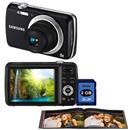 Câmera Digital Samsung PL20 Preta c/ 14.2MP, LC...