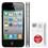 iPhone 4 Apple 32GB Desbloqueado Claro c/ Câmera 5MP, 3G, MP3 Player, GPS, Wi-Fi, Bluetooth e 32GB de Memória + Chip Único Claro Pré-Pago