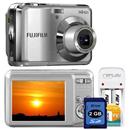 Câmera Digital Fujifilm Finepix AV150 Prata com...