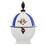 Chopeira Mister Beer Fanáticos Alumínio Branco/Azul - 6,6 L + Conjunto p/ Caipirinha Tramontina Convida Madeira/Vidro - 3 Peças